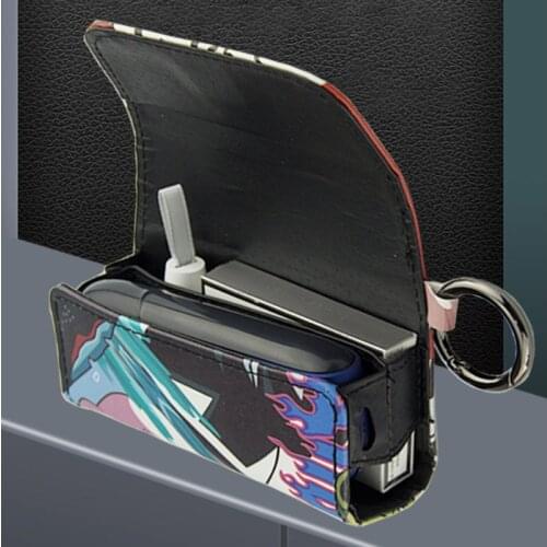 Flip Double Book Cover for Iqos 3.0 Duo Case Pouch Bag Holder Cover Wallet painted Leather Case for Iqos 3 Accessories