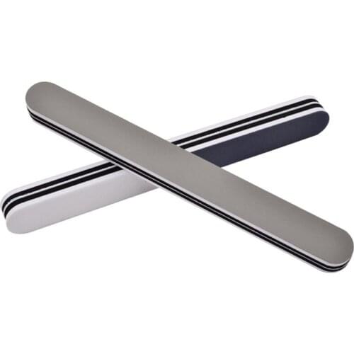 12Pcs/Lot Double Side Nail Files Buffer Trimmer Buffer Lime a Ongle Nail Art Tools Washable Buffing Sanding File Sponge