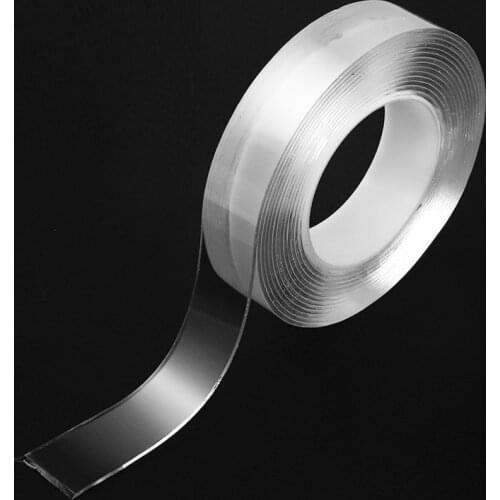 Super strong double sided tape transparent double sided adhesive tape for scrapbooking 1m/3m traceless Nano double sided tape