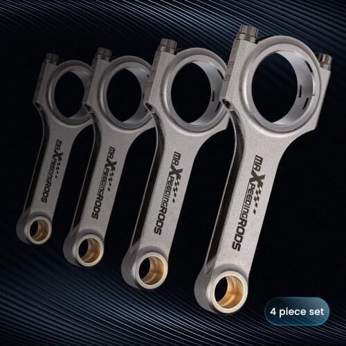 128.3mm Connecting Rod Rods w/ARP Bolts For Ford Pinto 2.0L I4 TL20 EAO OHC T88 Forged Steel Conrods 800HP