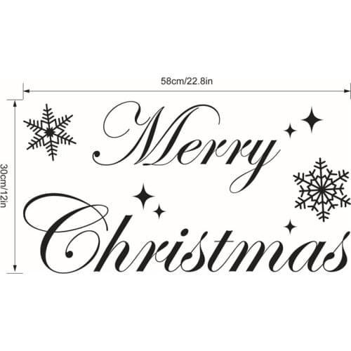 KUCADA creative Christmas wall sticker for living room removable mural art decal wall decor pvc wallpaper WP1993