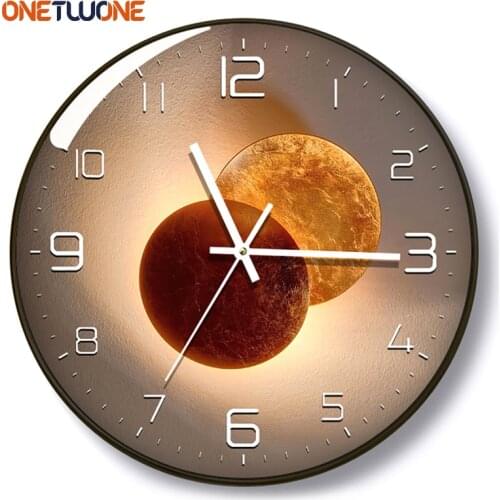 12/14/16 inch Quartz Wall Clock Watches Home Decor Living Room Bedroom Silent Wall Clocks Modern Design