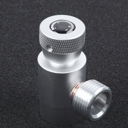 Metal CO2 Refill Adapter Connector for Sodastream Soda Make Tank Gas Regulator W21.8-14 and CGA320 for Soda Maker Co2 Cylinder