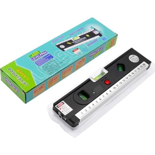 Multi-function laser spirit level Infrared wire stick 2-wire 1-point line caster Night vision bubble meter spirit level