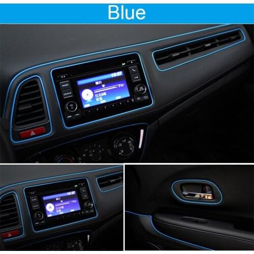 5M Interior Auto Mouldings Universal Car Moulding Decoration Flexible Strips Car Cover Trim Dashboard Door Edge In Car-styling