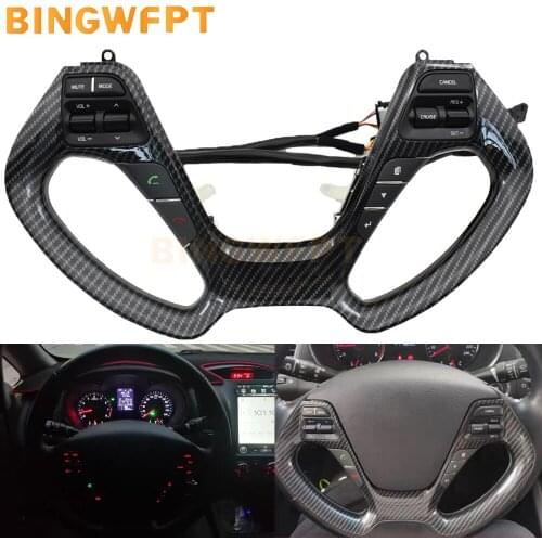 For KIA K3 K3S New quality steering wheel buttons Switch Navigation Player Cruise Control steering wheel switch car accessories