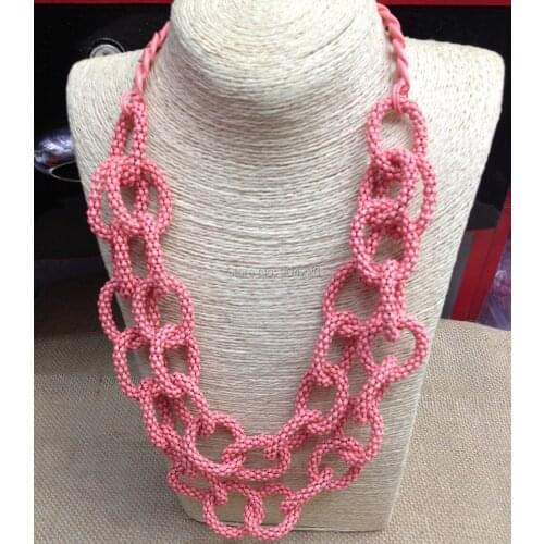 New Xmas Gift ZA Vintage Flower Necklaces & Pendants choker Statement big Chain Necklace