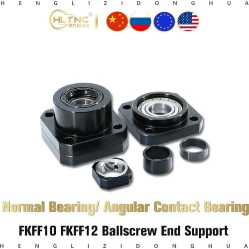 Cheap Ball Screw Support Unit FKFF10 12 fkff12 FK12 FF12 Series for SFU ball screw from Professional Manufacturer