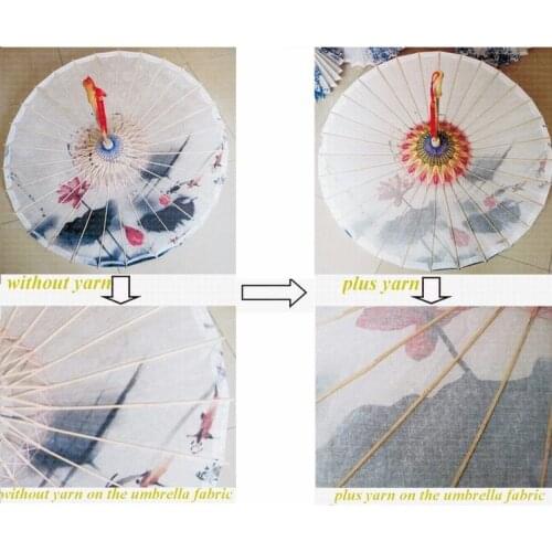 Plus yarn for dia 84cm 100cm 120cm oiled paper umbrella