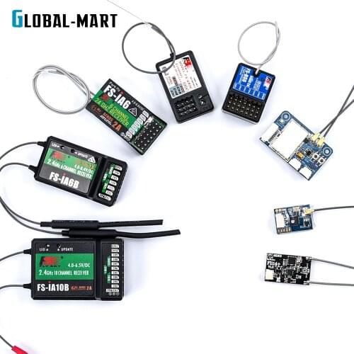 FLYSKY iA6B X6B A8S R6B iA10B RX2A FS-GR3E Fli14 Receiver Radio Controller for RC FPV Drone Airplane