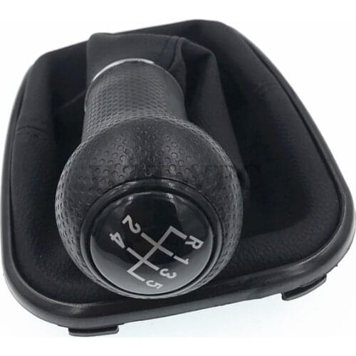 High Quality 5 Speed Car Gear Shift Knob Lever Shifter Gaitor Boot For VW 1999-2004 Golf 4 IV MK4 GTI R32 For Bora Jetta MT