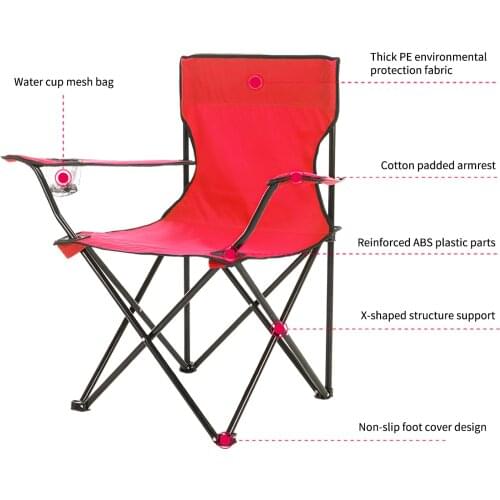 Bearing 150kgs Outdoor Leisure Folding Large Armchair Fishing lounge chair Wild camping Fishing/stool Beach chair easy carry