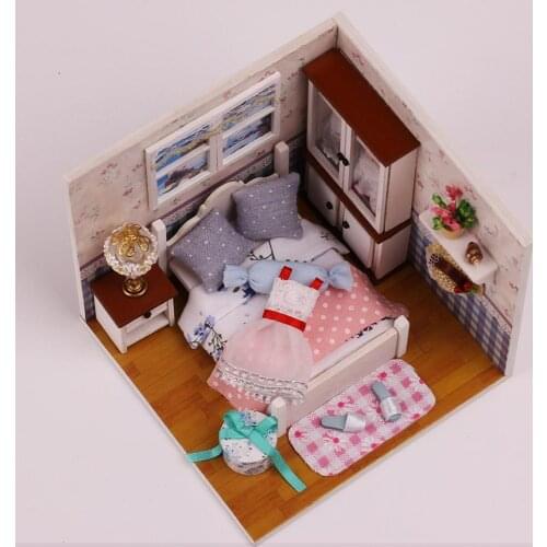 Warm words DIY cabin hand-made secret assembly house model toys