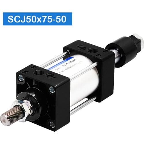 High Quality SCJ50X75-50 SC Pneumatic Cylinder Adjustable Stroke Cylinder SCJ50 without magnetic