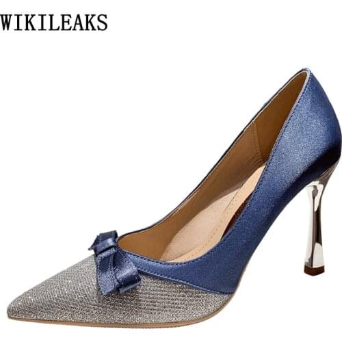 Wedding Shoes for Women Bride Shoes for Women 2021 High Heels Butterfly Knot Pumps Women Shoes Zapatos De Mujer Tacon Medio