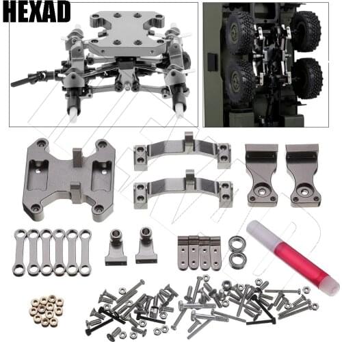 1:16 Metal Chassis Accessories Unassembled DIY Upgrade Parts Modified Metal Seesaw for WPL B16 B36 1/16 6WD Ural Army Truck Toy
