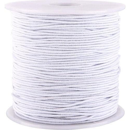 109 Yards Black Durable Elastic Beads Line Thread Cord String For DIY Necklace Bracelet Jewelry Sewing Accessories 1mm#226157