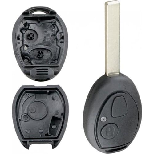 2 Buttons Remote Car Key Shell Fit for MG BMW-Mini Cooper R53 R50 S Land Rover 75 Z3 Z4 X3 X5 e46 e39 e36 e34