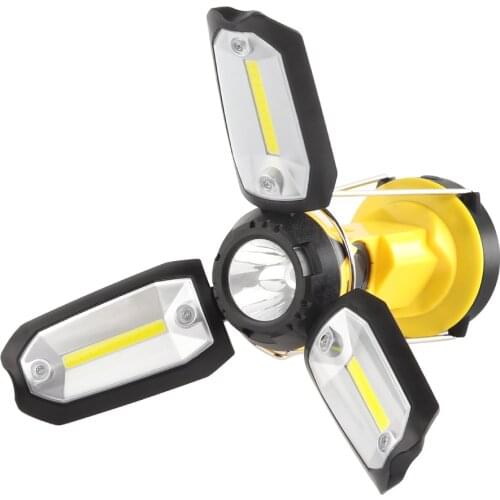 3W 6 Modes LED Rechargeable Worklight COB XPE Portable Lantern Spotlight Rotatable For Flashlight Waterproof Emergency Lighting