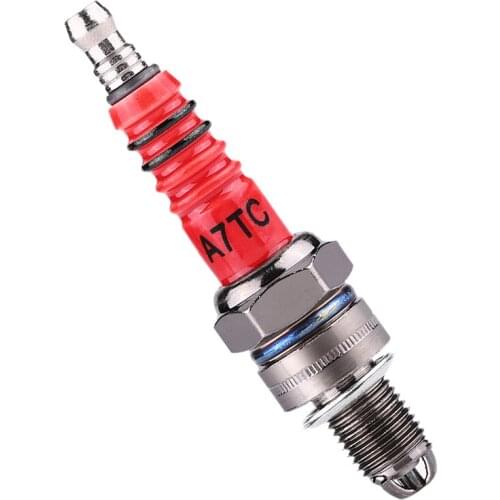 5Pcs Spark Plug Racing Metal Spark Plug With 3 Electrode Spark Plugs For Scooter GY6 50CC 125CC 150CC Dropshipping
