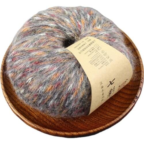 50g/roll Alpaca Yarn Cotton Crochet Thread Warm Colorful Thick Worsted Wool Needle DIY Hand Knitting Scarf Sweater Tippet Hat