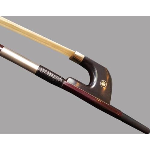 Freeshipping wtsfwf 4/4 3/4 carbon fiber double bass bow color plaid round stick ebony frog cello parts accessaries