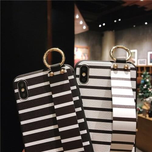 For Huawei P40 P30 P20 Pro 20 Lite P10 plus TPU Cover Wrist Strap Phone Case For Huawei Honor 10i 20i Mate 10 20 Pro Mate30 Lite