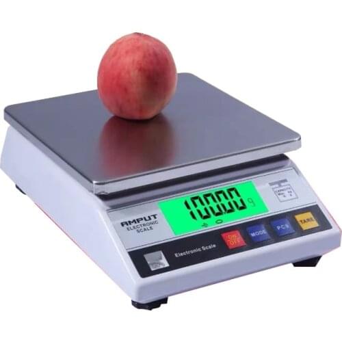 10kg x 0.1g Digital Precision Electronic Laboratory Balance Industrial Weighing Scale Balance w/ Counting Table Top Scale