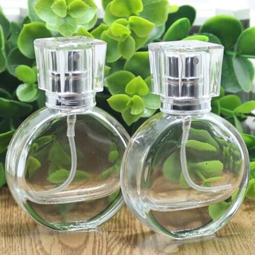 Spray Perfume Bottle 25ML Empty Transparent Glass With Atomizer Perfume Spray Bottle Refillable Bottle