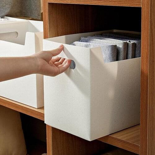 Office Home Desk Storage Box Pencil Holder Stationery Sundries Books Organizer Desktop Pen Badge Box