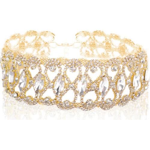 Beautiful Choker Women Full Rhinestone Crystal Fashion Necklace Wedding Jewelry