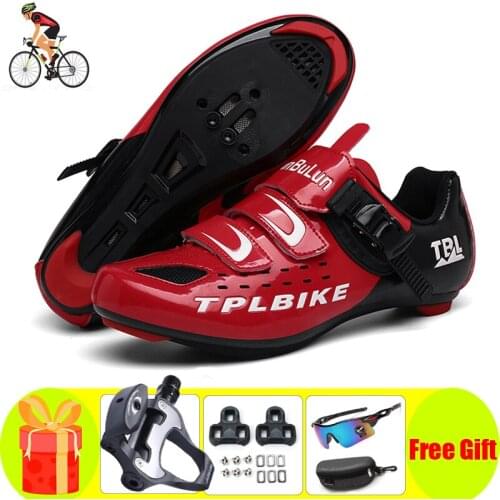 Road Cycling Shoes Sapatilha Ciclismo Lightweight Breathable Racing Bike Shoes Professional Self-Locking Bicycle Sneakers