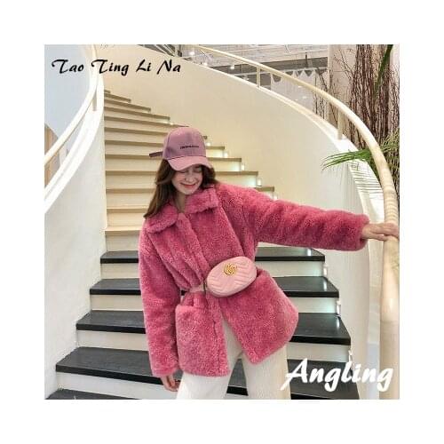 Top brand New Style 2020 High-end Fashion Women Faux Fur Coat C2 high quality