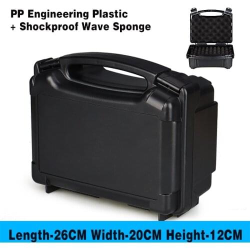 PPT Equipment Safety Protective Box Night Vision Riflescope Thermal Imaging Device Tactical Case Size: 26x20x12cm gs33-0229