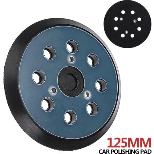 5'' 125mm 8-Hole Sanding Base and Pad with Random Orbit Sander Replacement for Electric Grinder Power Tools Accessories