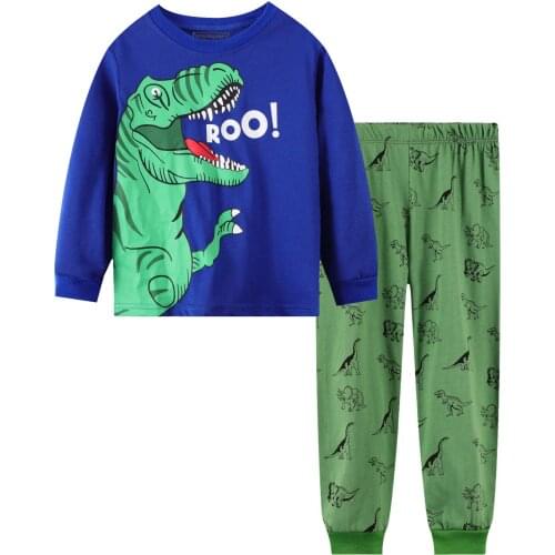 Children clothes 2pcs set Newborn Kids Boys Girls printing Pajama Sets Toddler Autumn Pjs Sleepwear Long Sleeve Clothes
