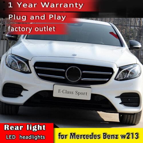 Suitable for new Mercedes Benz w213 headlight cover 16-20 Mercedes Benz E-class headlight cover, lamp cover and rear cover