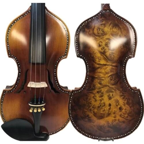 Baroque style song maestro birds eye inlay shell 4/4.Whole maple back #15045