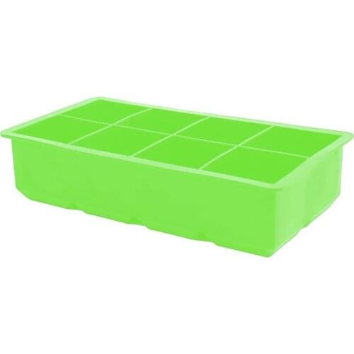 8 grids Silicone Ice Tray Ball Maker Form DIY Mold Moulds Popsicle Cube Ice Black Kitchen Maker X6B4