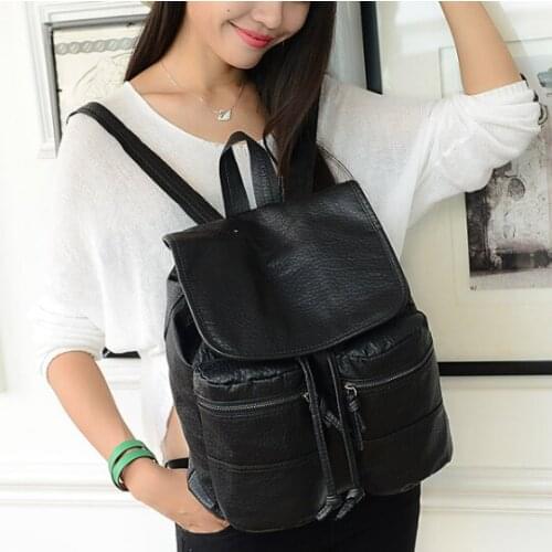 Stacy bag hot sale girl fashion backpack student school bag lady casual travel bag