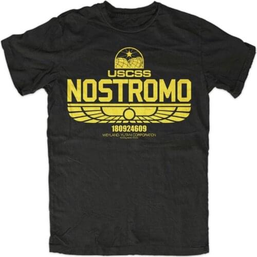 Uscss Nostromo Premium, Alien 1 2 3 4, Star Freighter,Predator, Wey Land,New Summer Style Unny Novelty Hip Hop Rock Men T Shirt