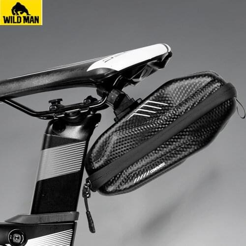 WILD MAN Road Bicycle Bag Rear Waterproof Cycling Saddle Bag Mtb Rockbros Sacoche Velo Reflective Accesorios Bicicleta