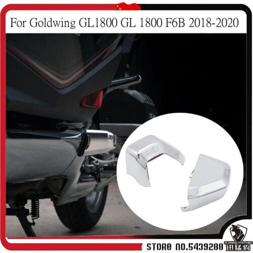 Saddlebag Guard Covers Motorcycle Chrome Accessories ABS Plastic For Honda Goldwing GL1800 2018 2019 2020