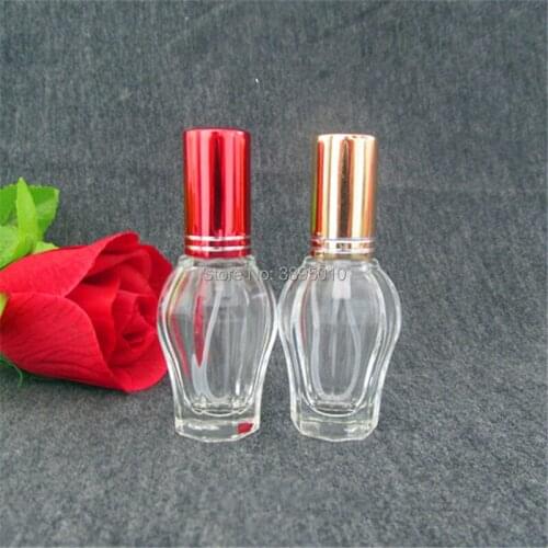 10ml Mini Refillable Sample Perfume Glass Bottle Travel Empty Spray Atomizer Bottles Cosmetic Packaging F664