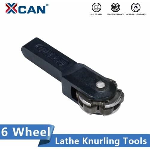 XCAN 6 Wheel Lathe Knurling Tools CNC Lathe Tool Holder Hob