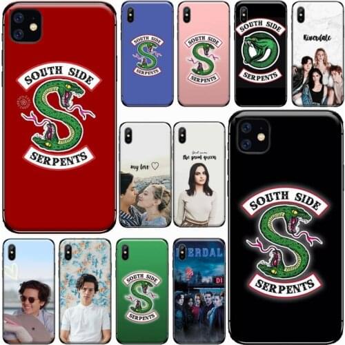 American TV Riverdale Southside Serpent Phone Cases for iPhone 11 12 pro XS MAX 8 7 6 6S Plus X 5S SE 2020 XR cover shell funda