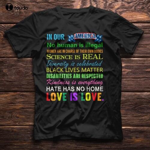 Science Is Real Black Lives Matter Gay Pride Kindness LGBT Men T Shirt Black