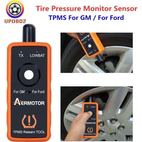 AERMOTOR Car Tire Pressure Monitor Sensor For GM For Ford TPMS Activation Tool Tire Pressure Monitoring System TPMS Relearn Tool