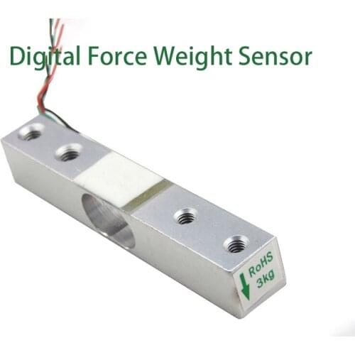 Load Cell 1KG 2KG 3KG 5KG 10KG 20KG Module Weight Sensor Electronic Scale Aluminum Alloy Weighing Pressure Sensor Ad Module