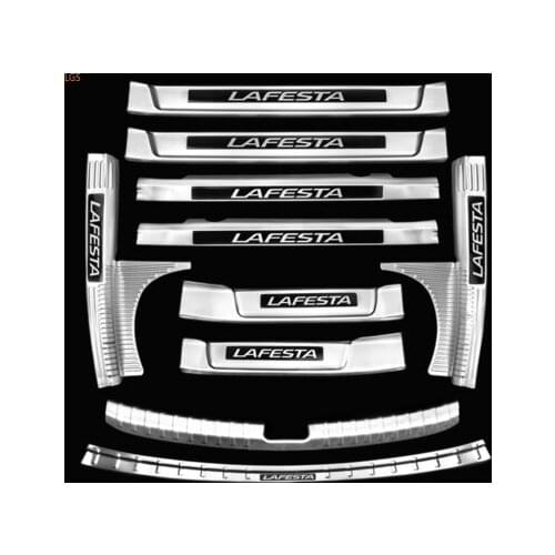 For Hyundai LAFESTA 2019 stainless steel Threshold bar Shield Trunk guard threshold Shield Anti-scratch Car styling